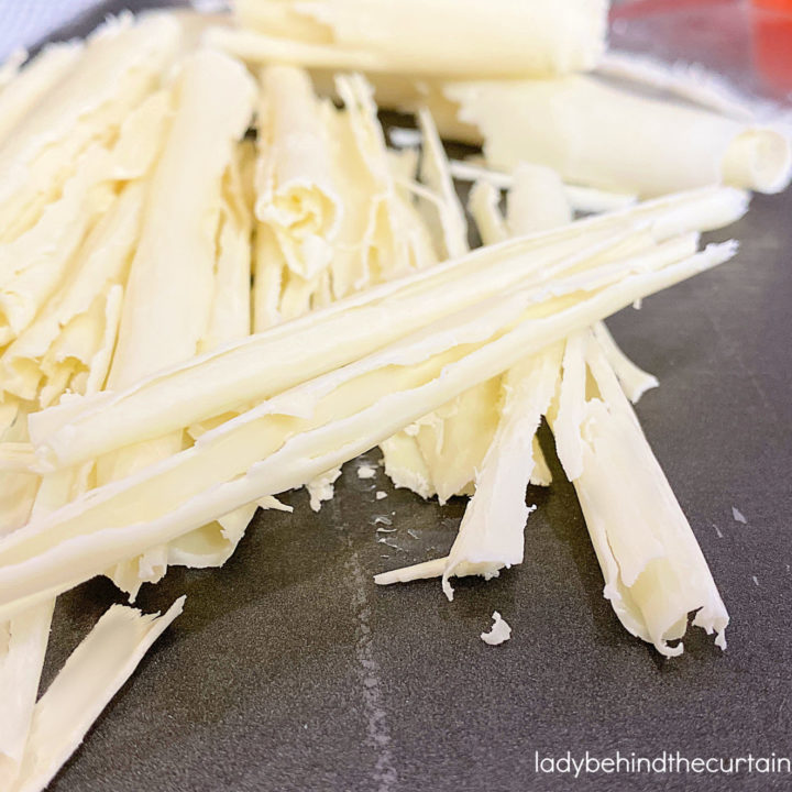 How to Make White Chocolate Curls