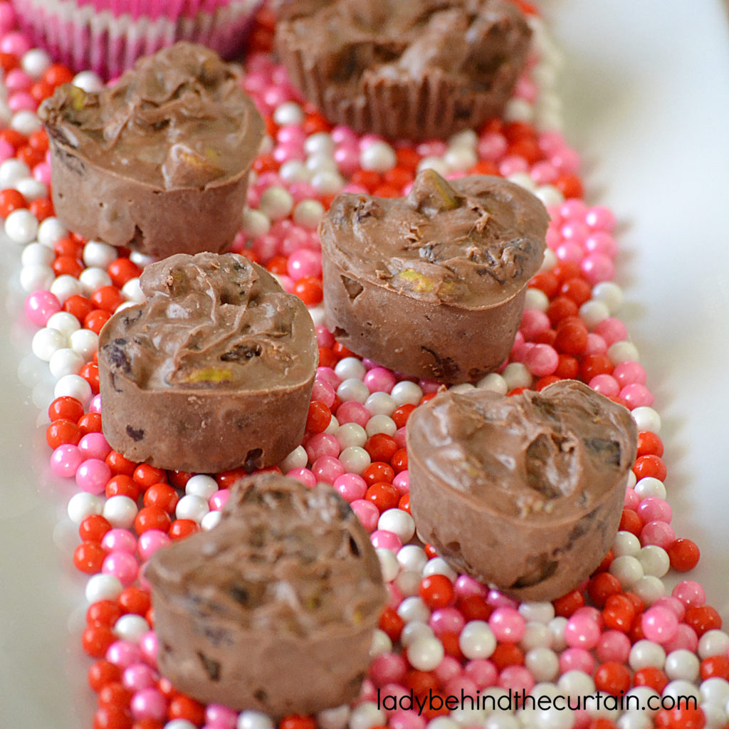 Slow Cooker Pistachio Nut and Sour Cherry Chocolates