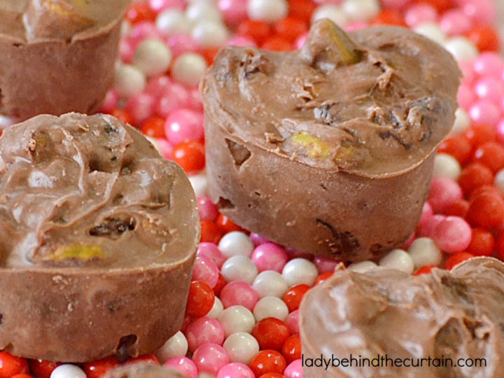 Slow Cooker Pistachio Nut and Sour Cherry Chocolates