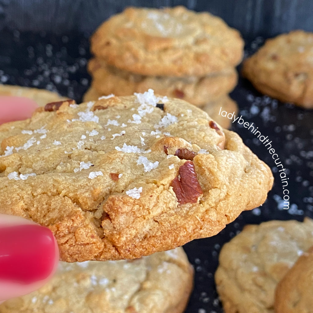 Gourmet Thick Salted Caramel Cookies