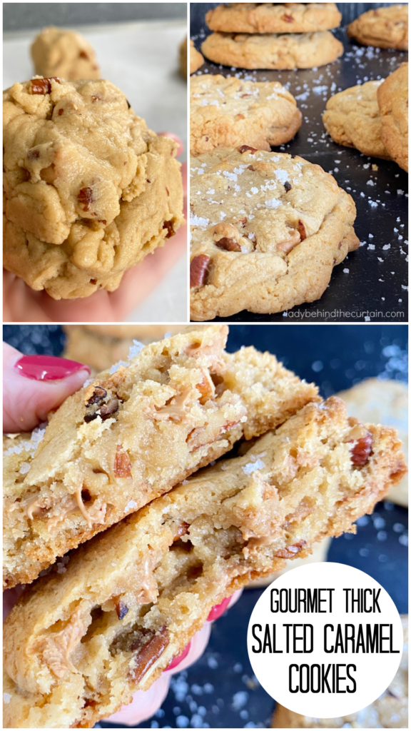 Gourmet Thick Salted Caramel Cookies