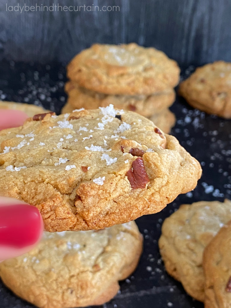 Gourmet Thick Salted Caramel Cookies