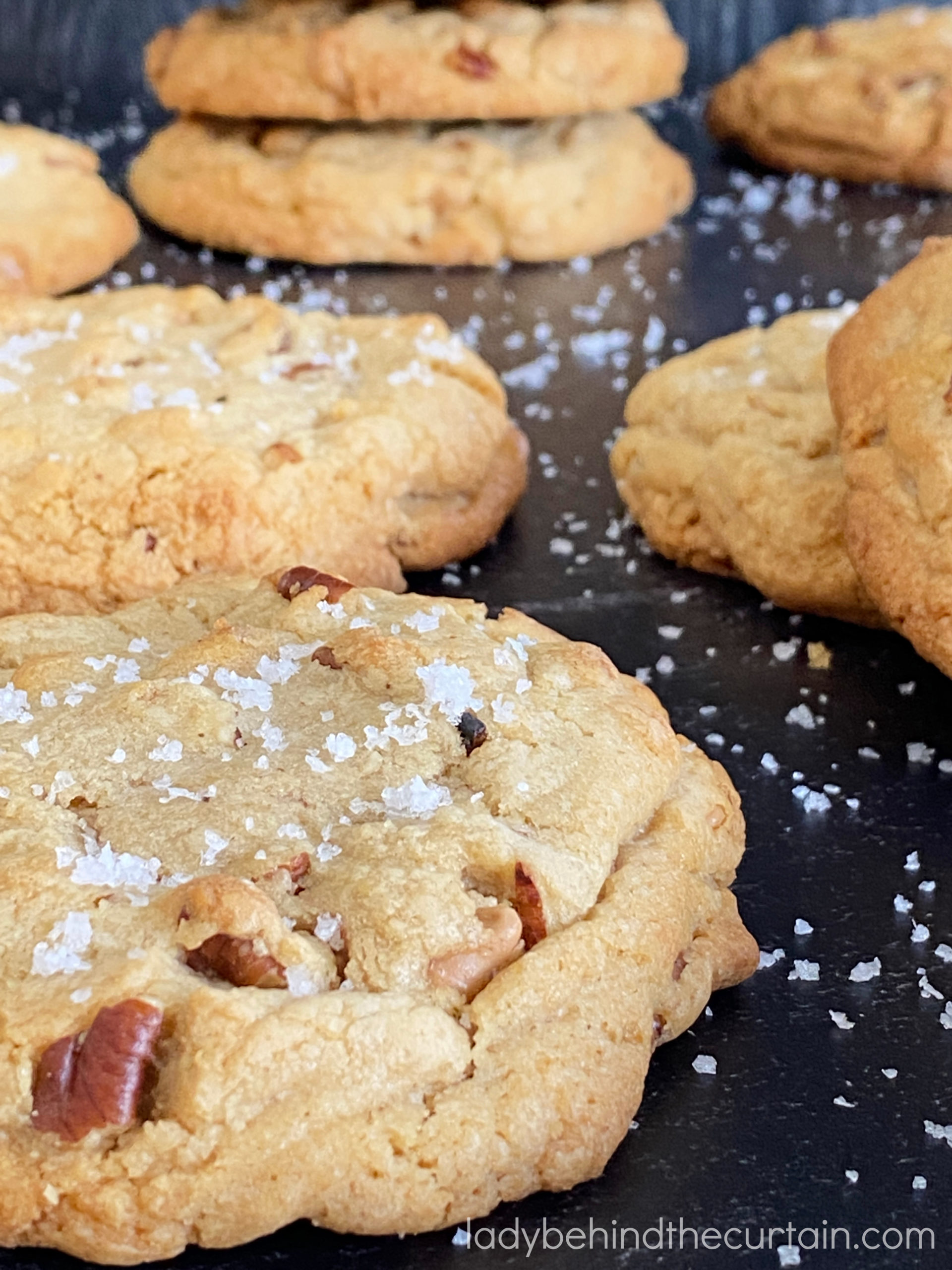 Gourmet Thick Salted Caramel Cookies