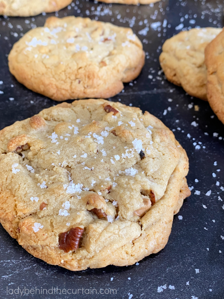 Gourmet Thick Salted Caramel Cookies