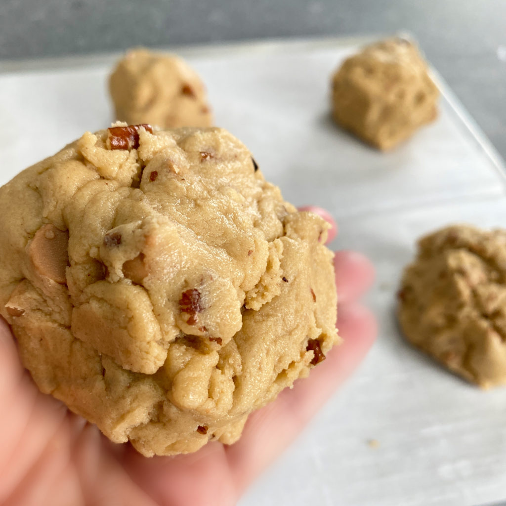 Gourmet Thick Salted Caramel Cookies