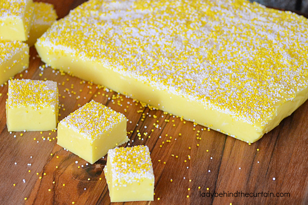 Microwave Lemon Fudge