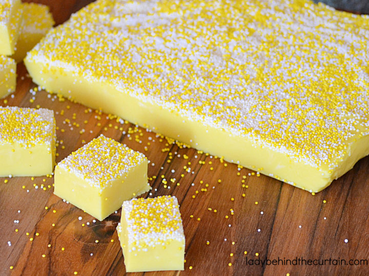 Microwave Lemon Fudge