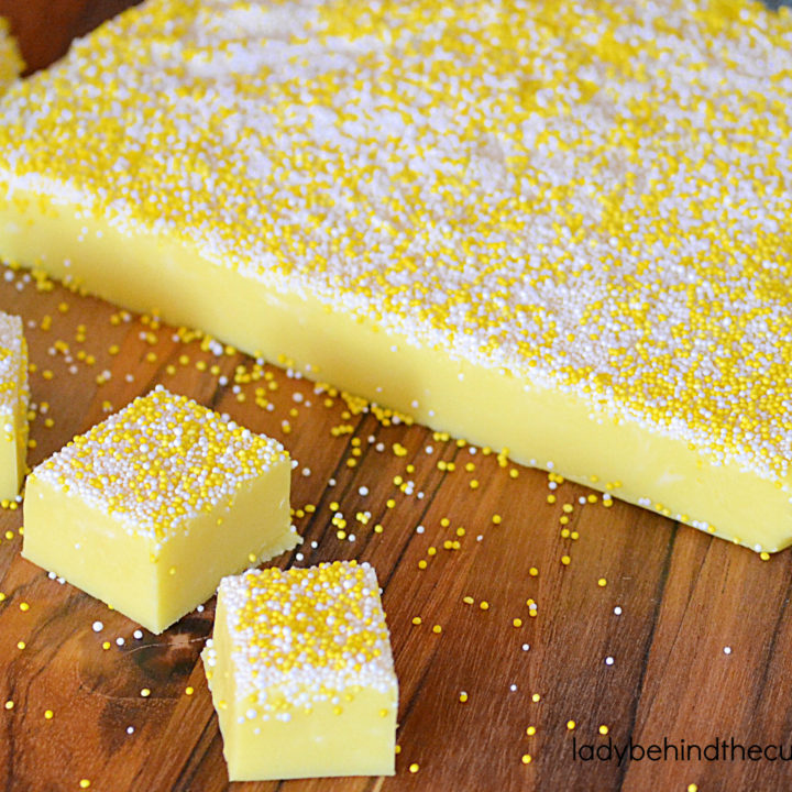 Microwave Lemon Fudge