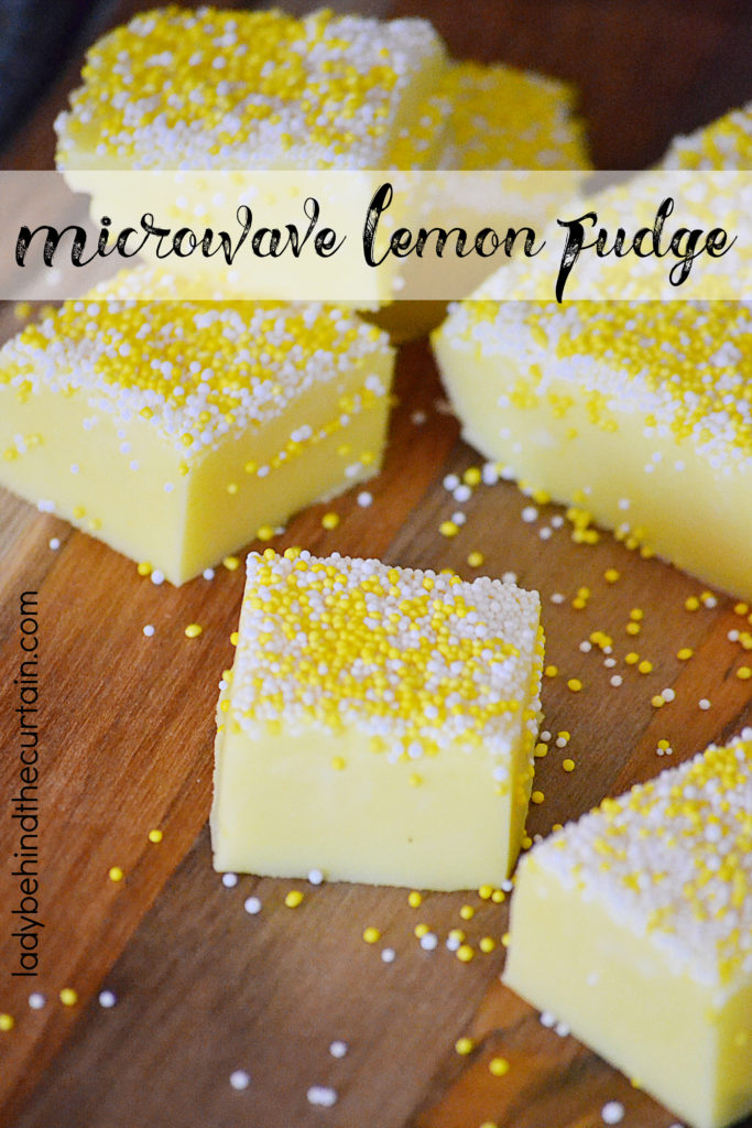 Microwave Lemon Fudge
