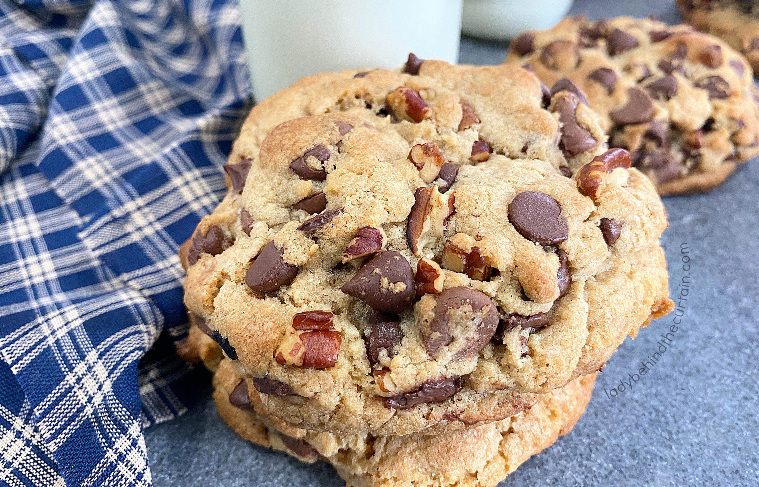 Jumbo Thick Chocolate Chip Cookies - Pies and Tacos