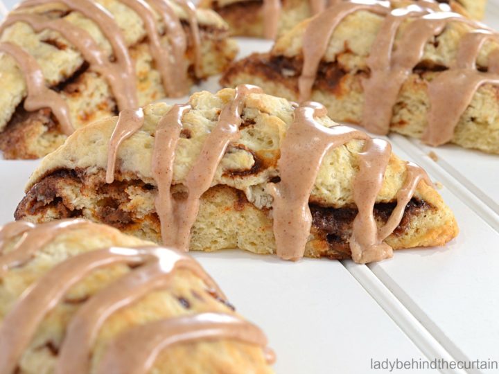 Triple Cinnamon Scones