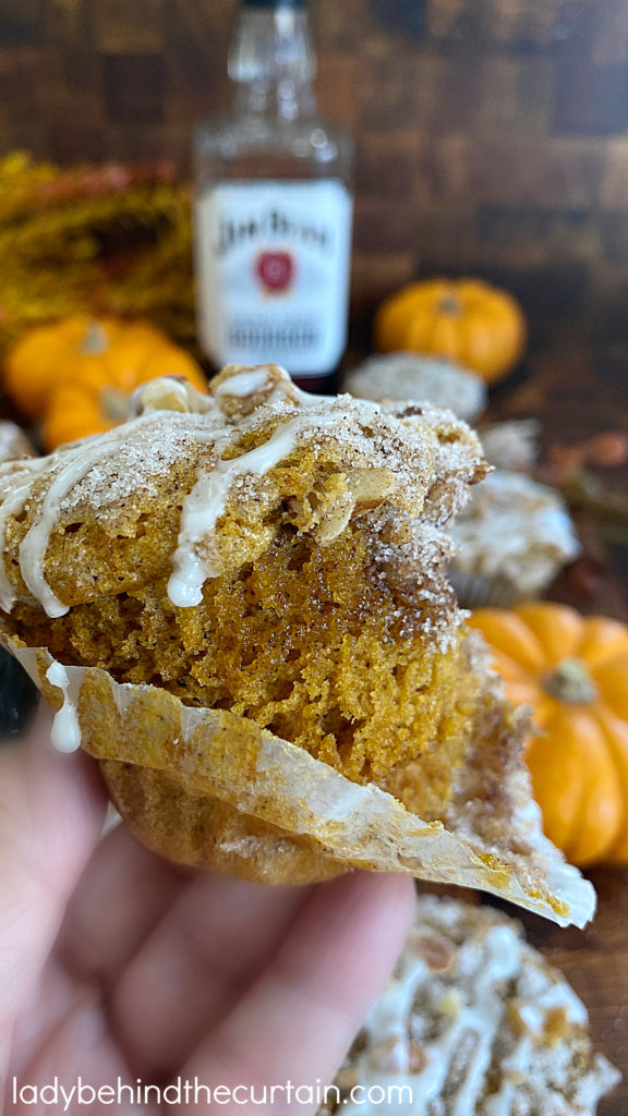Bourbon Pumpkin Muffins