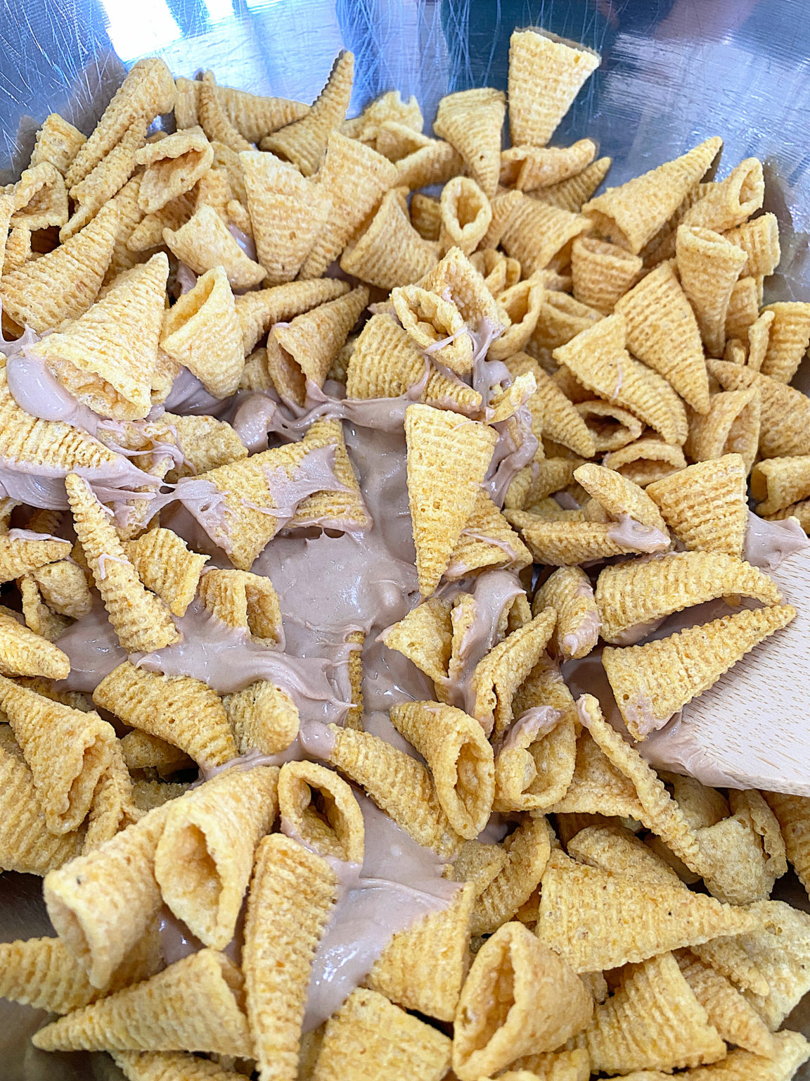 Salted Caramel Bugles Puppy Chow