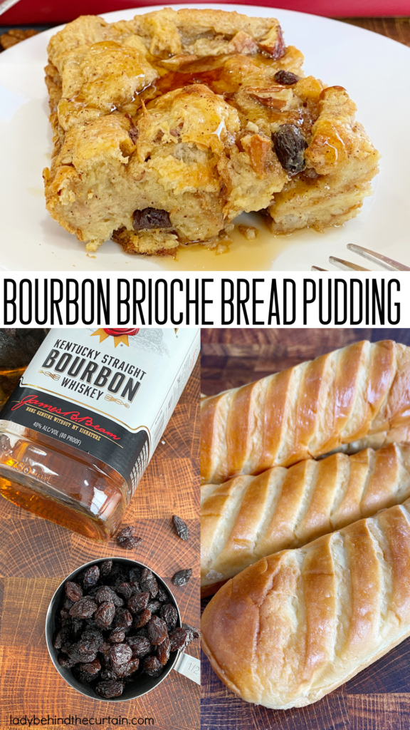 Bourbon Brioche Bread Pudding
