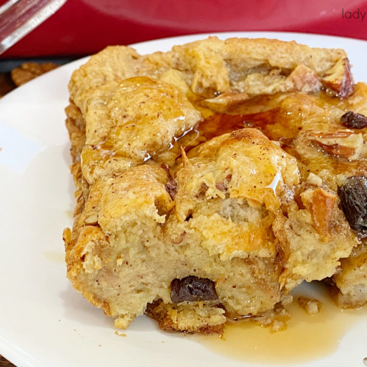 Bourbon Brioche Bread Pudding