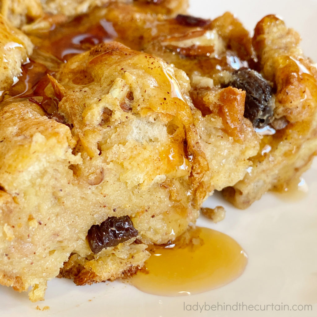 Bourbon Brioche Bread Pudding