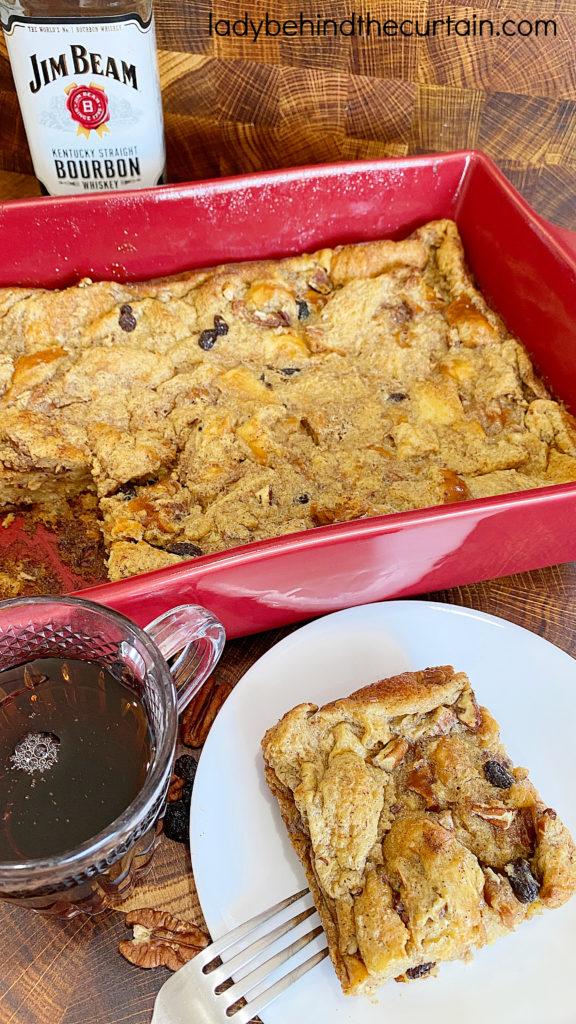 Bourbon Brioche Bread Pudding