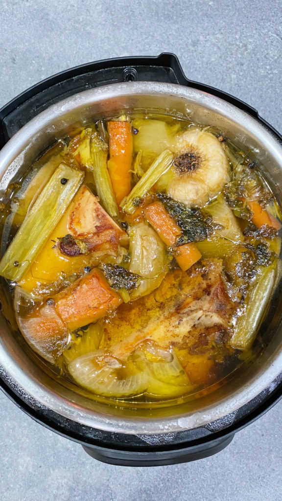 Homemade Instant Pot Beef Bone Broth