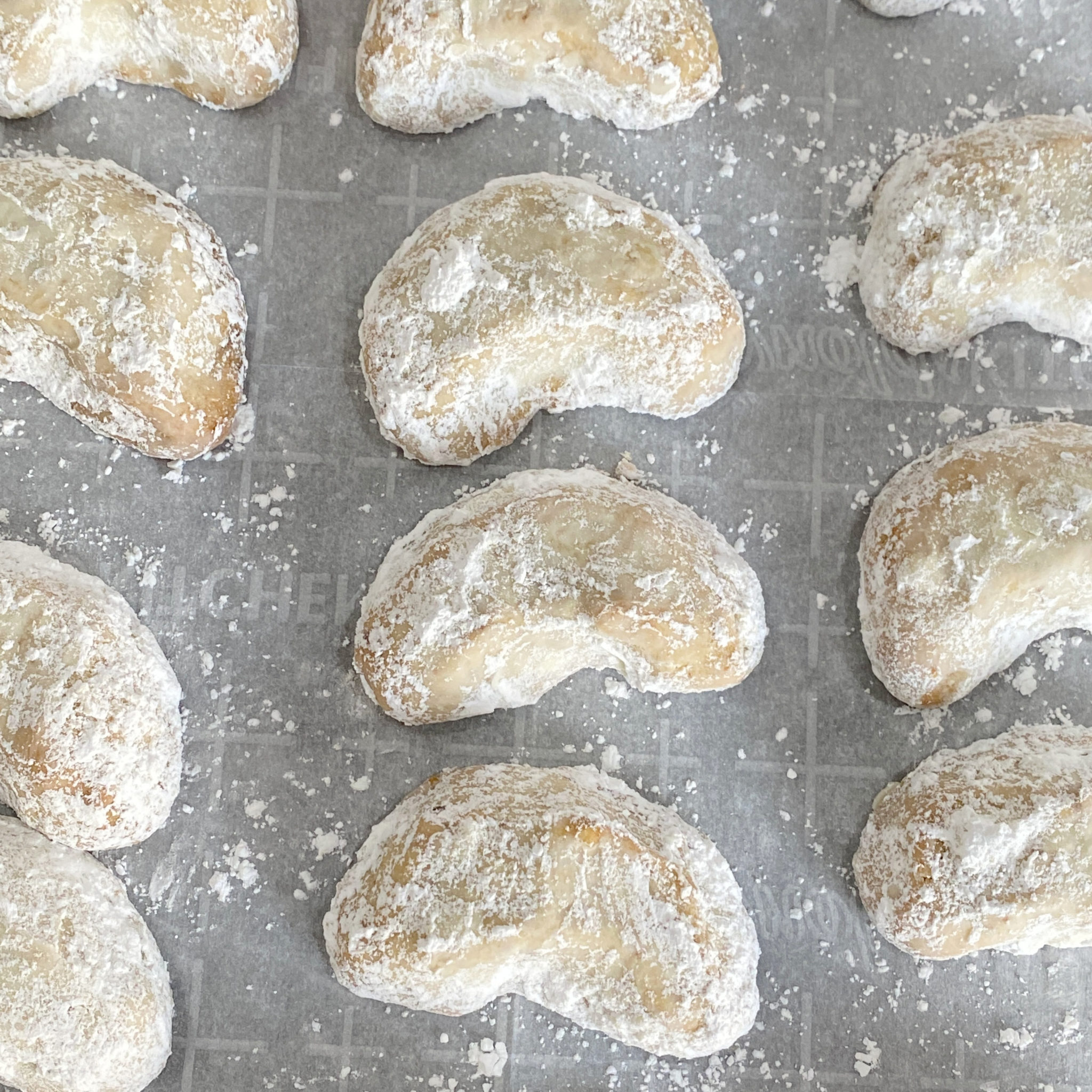 Pecan Crescent Cookies