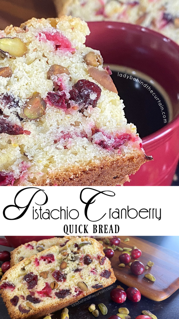 Pistachio Cranberry Quick Bread