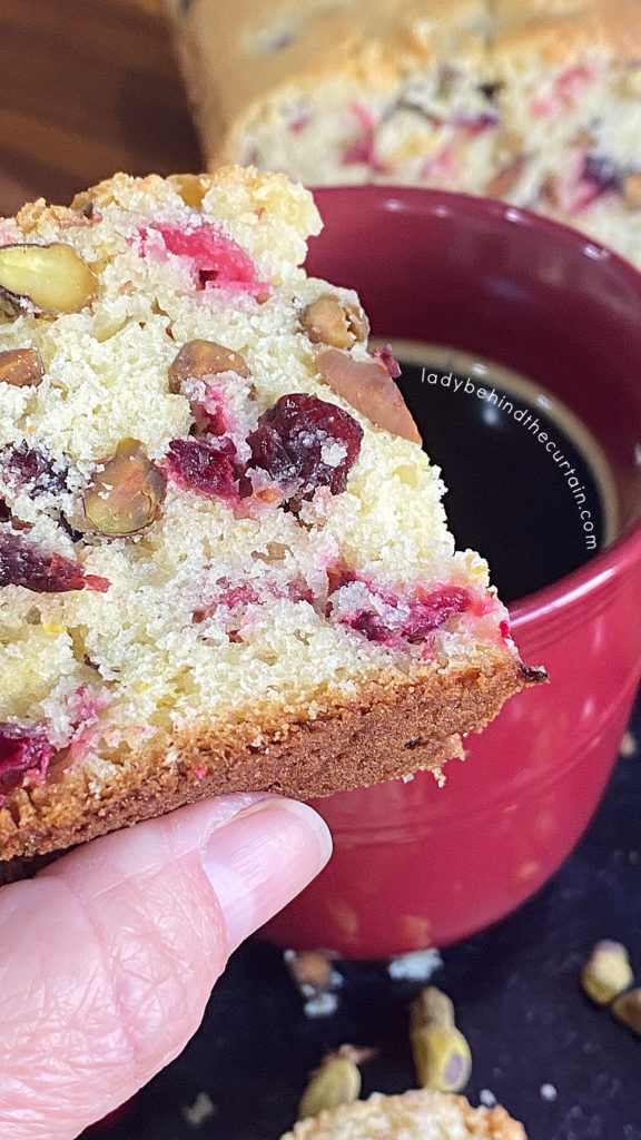 Pistachio Cranberry Quick Bread