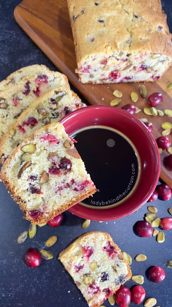 Pistachio Cranberry Quick Bread