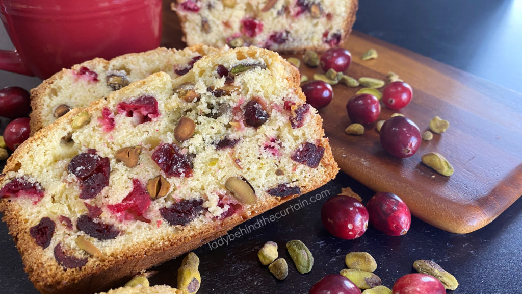 Pistachio Cranberry Quick Bread