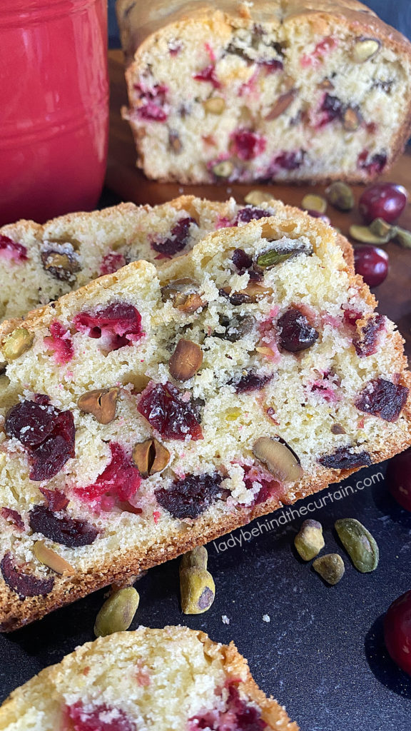 Pistachio Cranberry Quick Bread