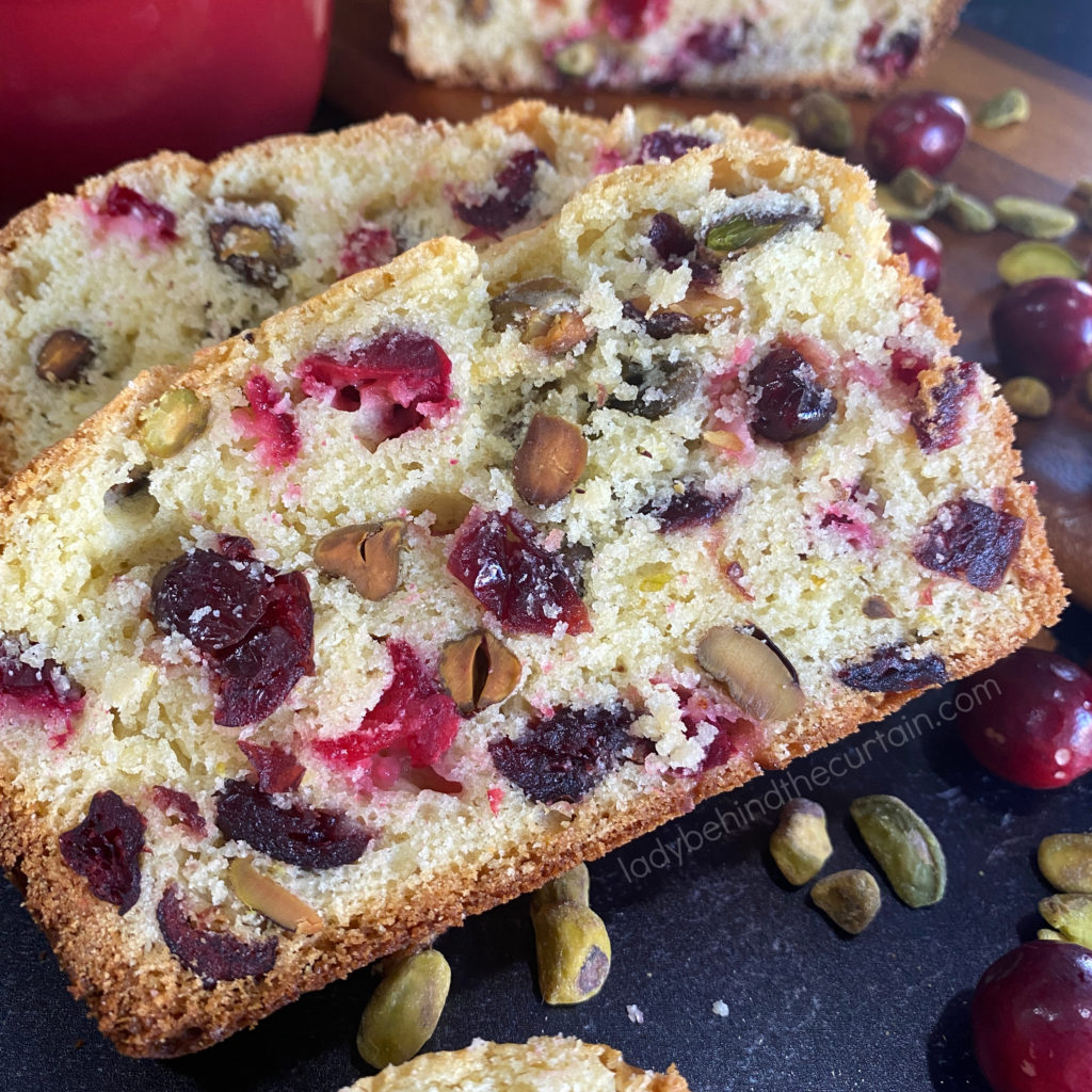 Pistachio Cranberry Quick Bread