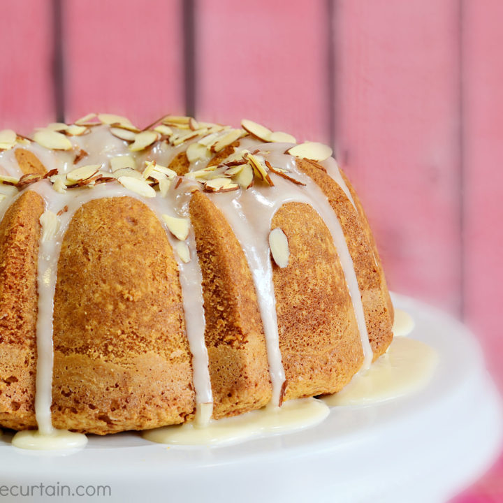 Raspberry Swirl Bundt Cake