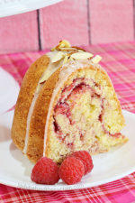 Raspberry Swirl Bundt Cake