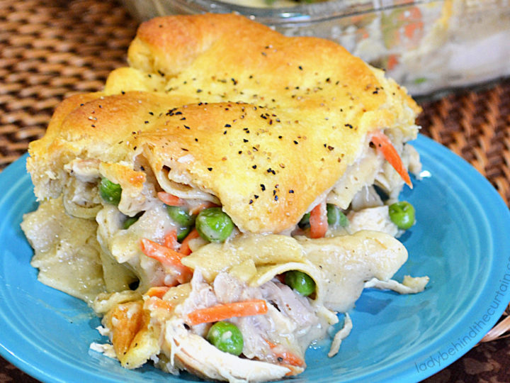 Chicken Noodle Pot Pie Casserole