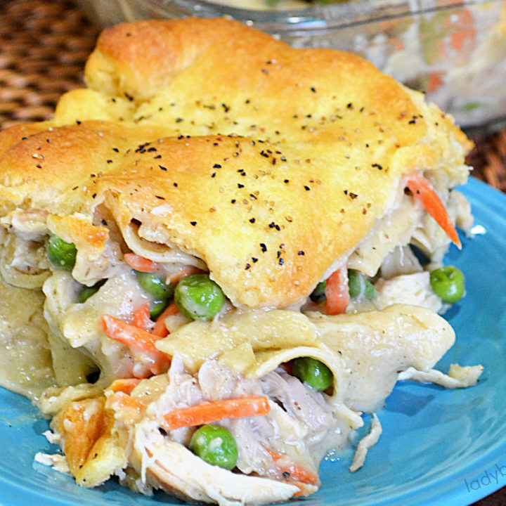 Chicken Noodle Pot Pie Casserole