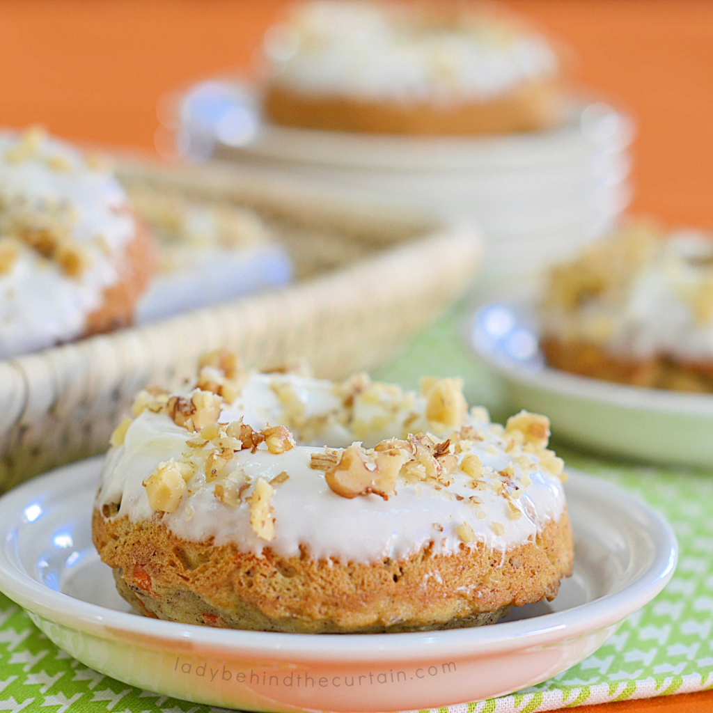 Baked Carrot Cake Donuts