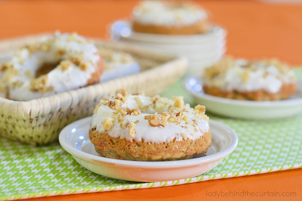 Baked Carrot Cake Donuts