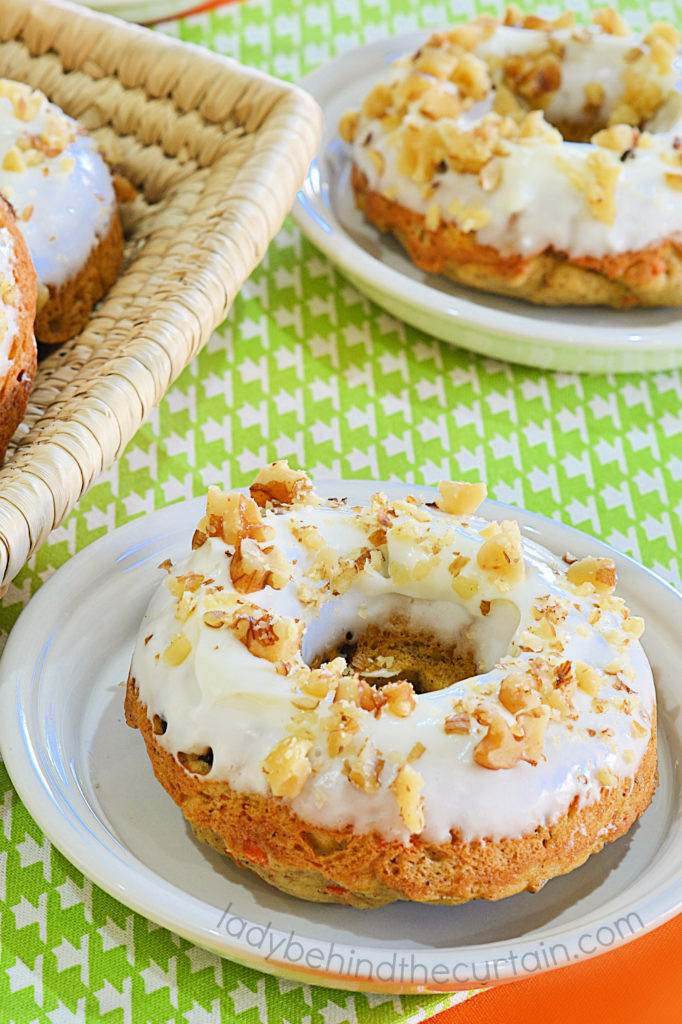 Baked Carrot Cake Donuts