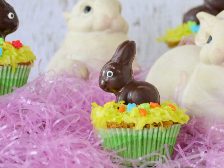 Homemade Chocolate Easter Bunnies
