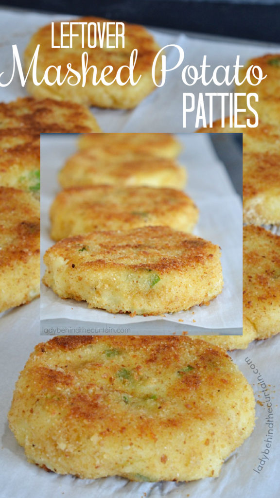 Leftover Mashed Potato Patties