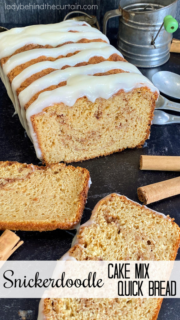 Snickerdoodle Cake Mix Quick Bread