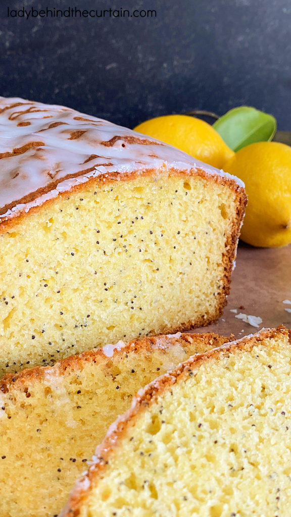 Lemon Poppy Seed Cake Mix Quick Bread