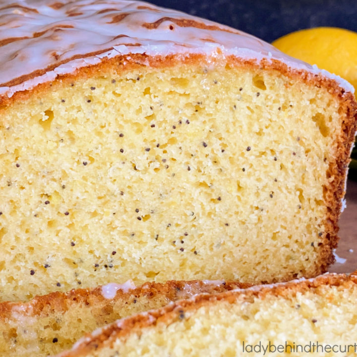 Lemon Poppy Seed Cake Mix Quick Bread