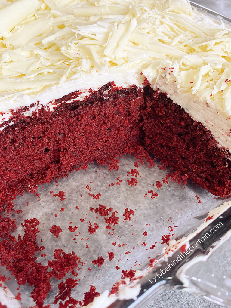 Red Velvet Sheet Cake