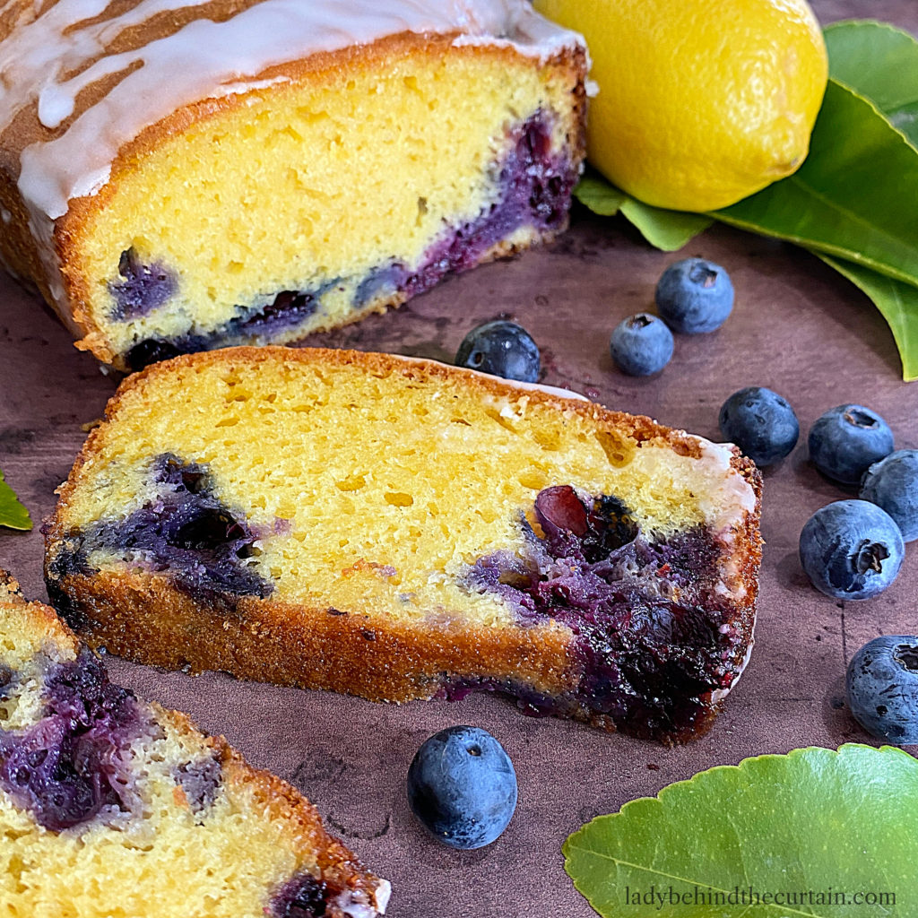 Blueberry Lemon Cake Mix Quick Bread