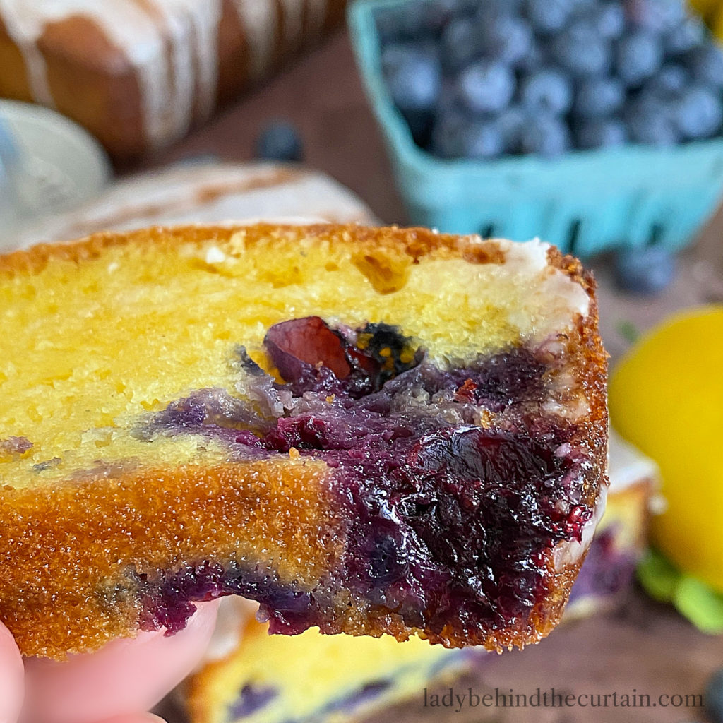 Blueberry Lemon Cake Mix Quick Bread