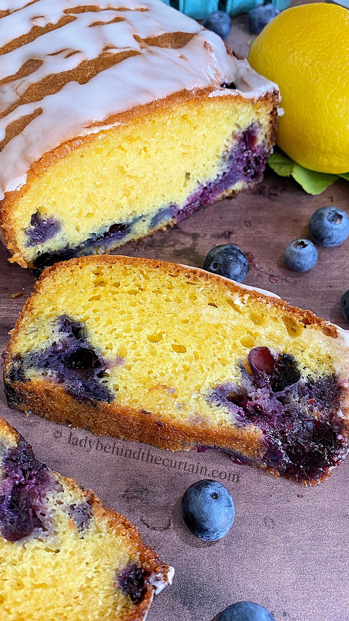Blueberry Lemon Cake Mix Quick Bread