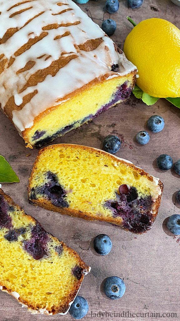 Blueberry Lemon Cake Mix Quick Bread