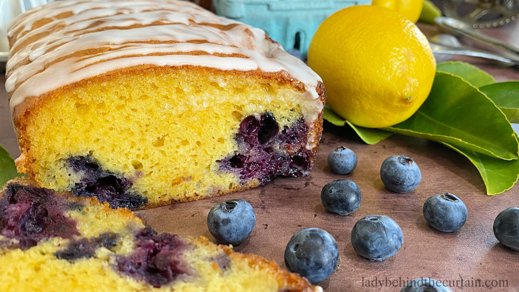 Blueberry Lemon Cake Mix Quick Bread