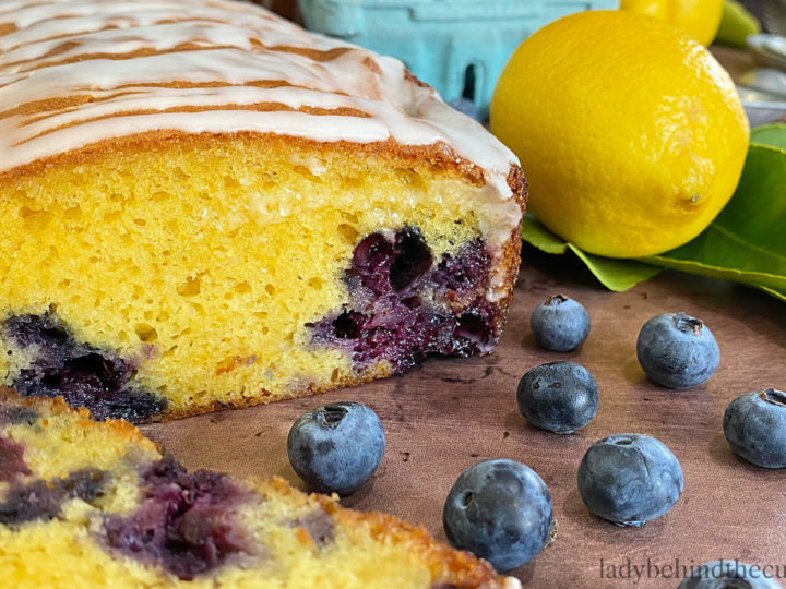 Blueberry Lemon Cake Mix Quick Bread