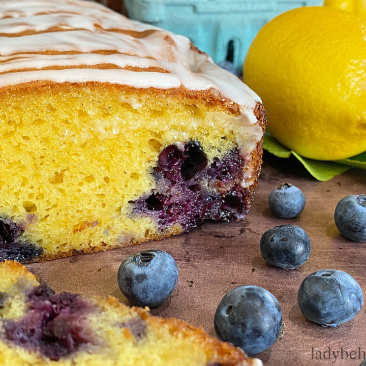 Blueberry Lemon Cake Mix Quick Bread