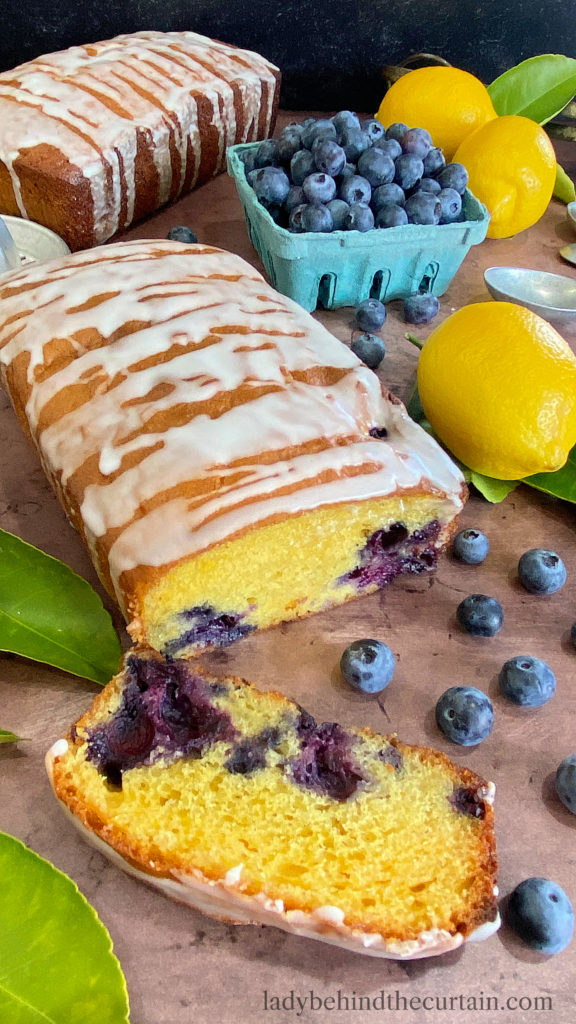 Blueberry Lemon Cake Mix Quick Bread